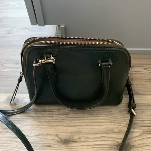 Kate Spade Dark Green Patterson Drive Dome
Satchel Crossbody Leather Bag - Picture 7 of 8